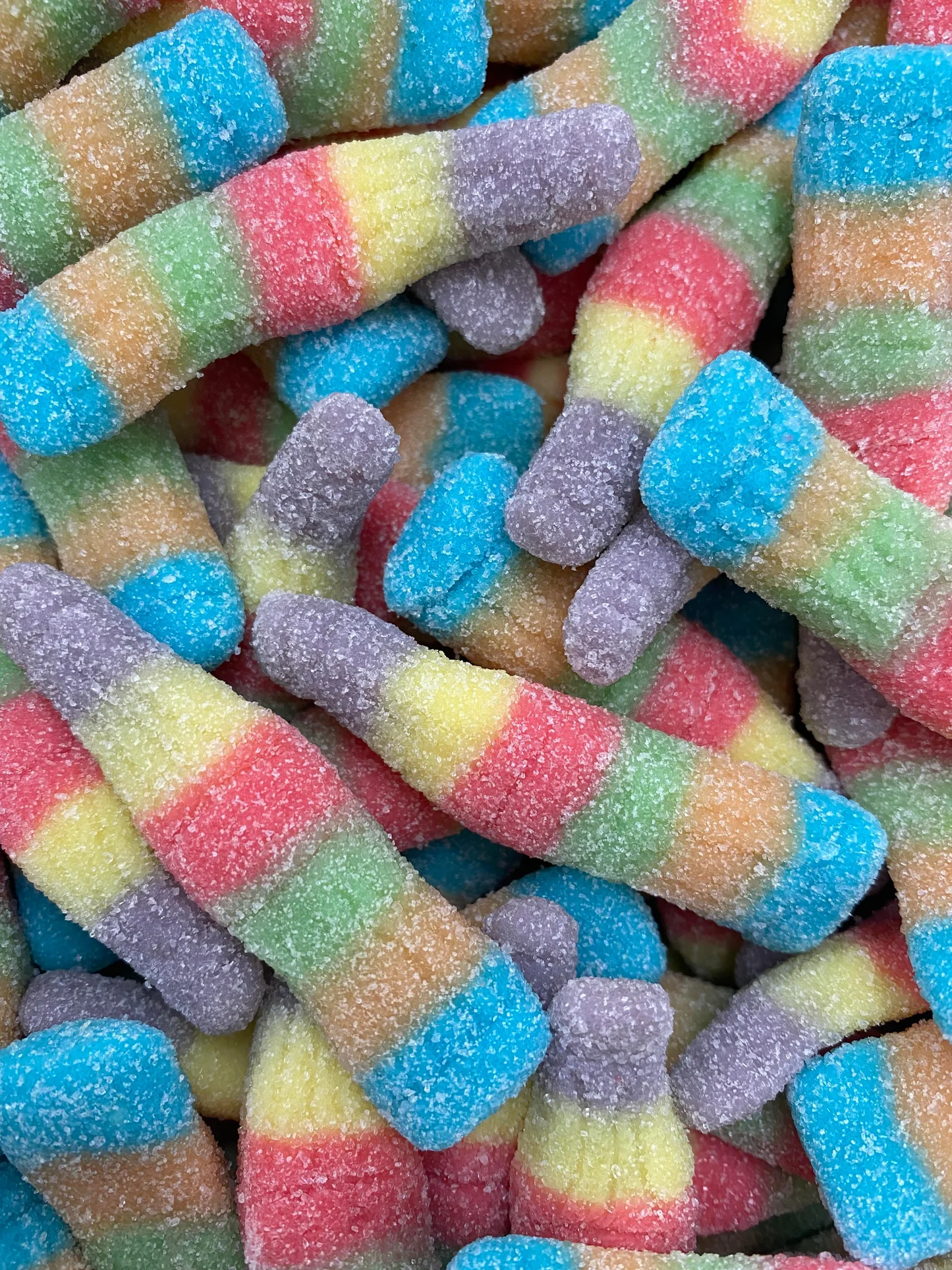 Spalvoti Buteliukai Guminukai 100 gr